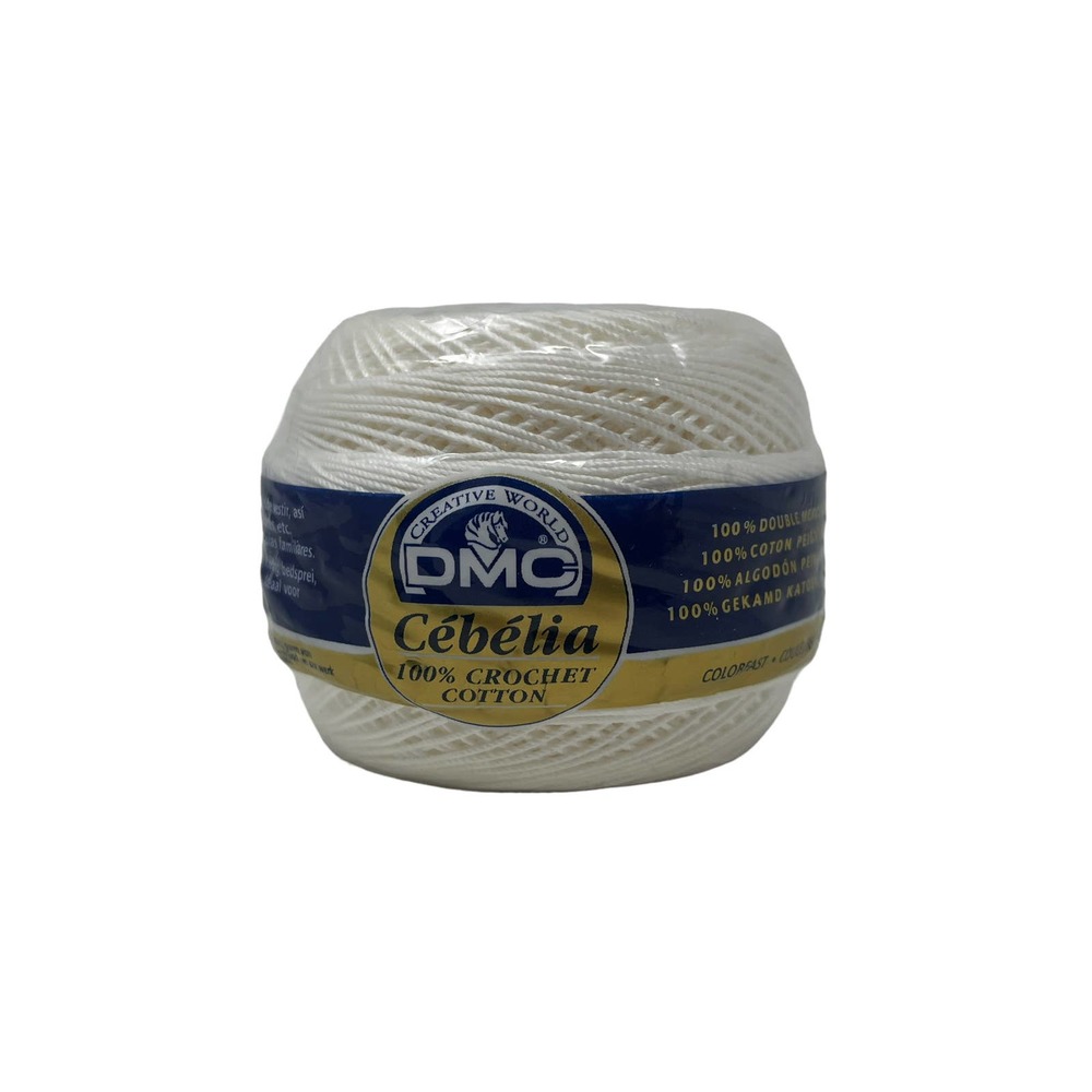 Cebelia Crochet Cotton Blanc N Size 10 50 G DMC Crochet Thread White